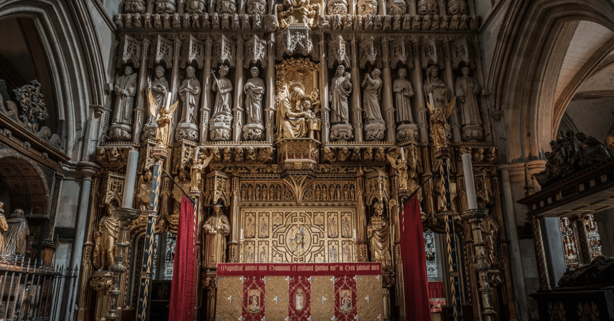 high altar reredos