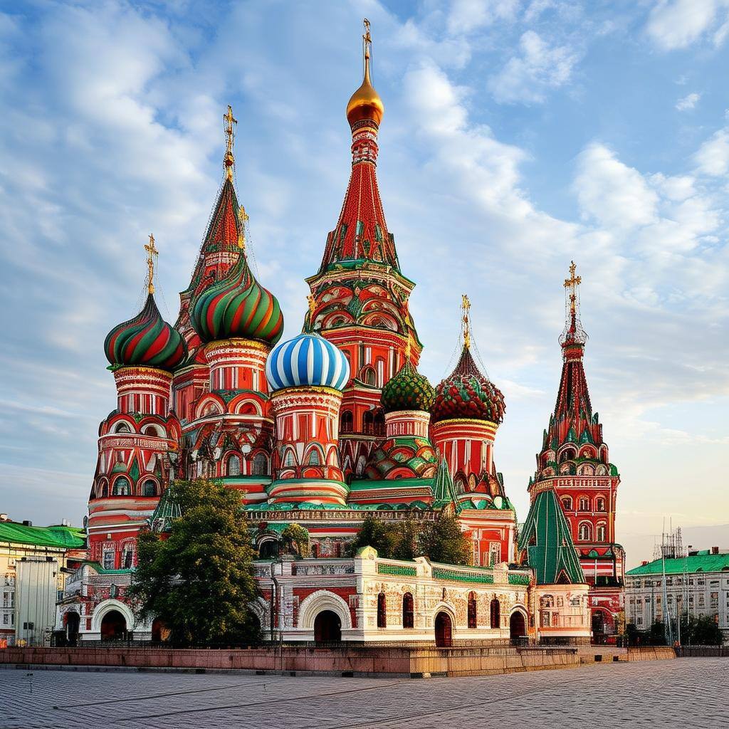 the Cathedral of St Basil the Blessed in Moscow